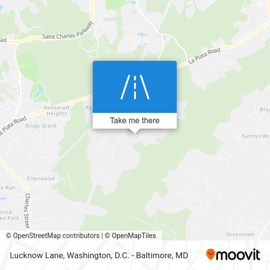 Lucknow Lane map