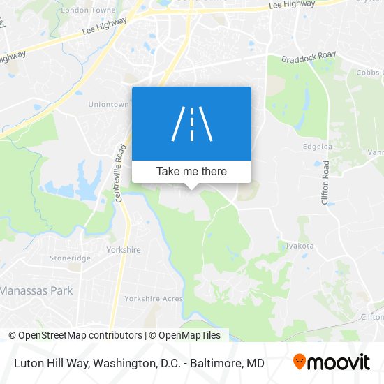 Mapa de Luton Hill Way