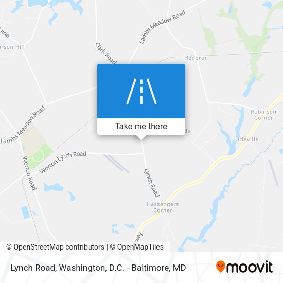 Lynch Road map