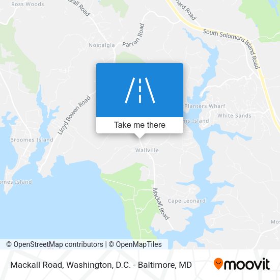 Mackall Road map