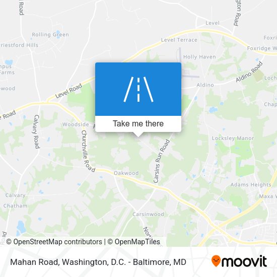 Mapa de Mahan Road