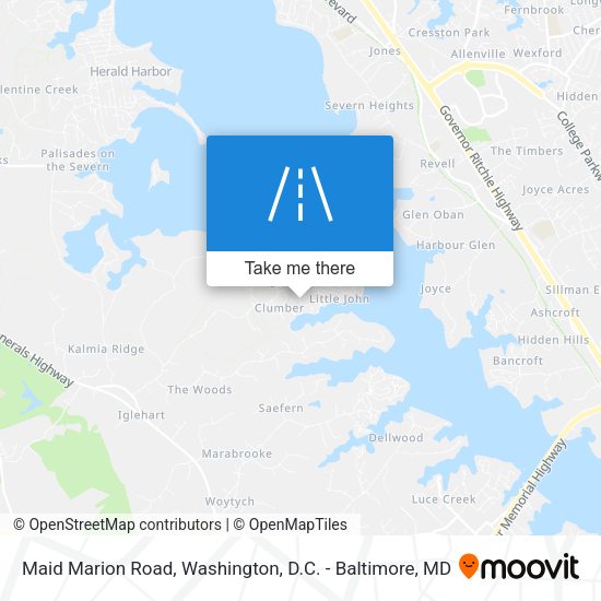 Maid Marion Road map