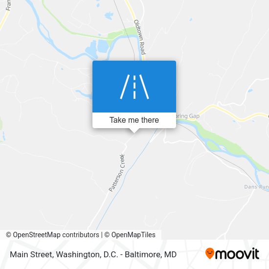 Main Street map