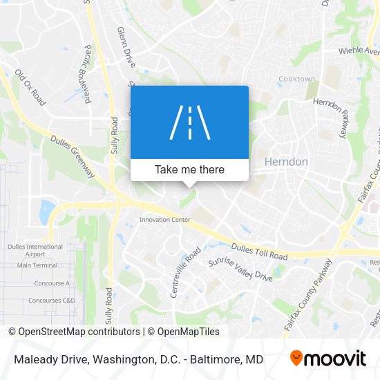 Maleady Drive map