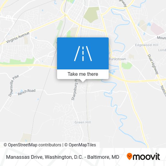 Manassas Drive map