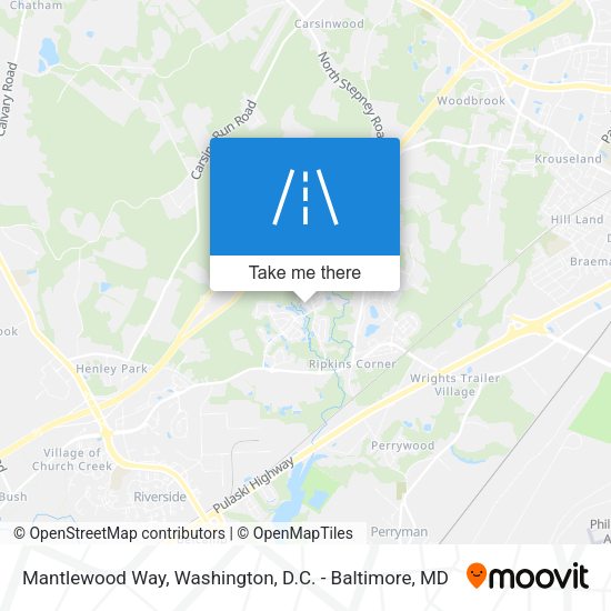 Mapa de Mantlewood Way