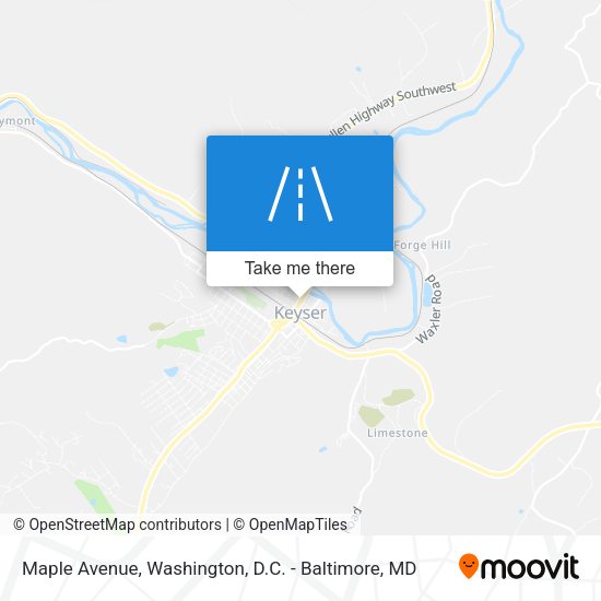 Maple Avenue map