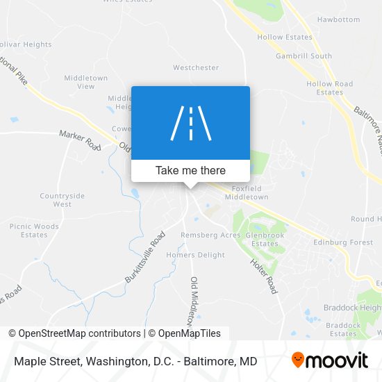 Mapa de Maple Street