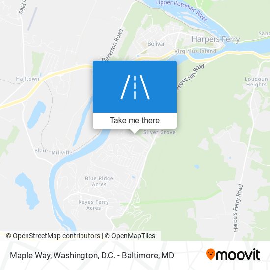 Mapa de Maple Way