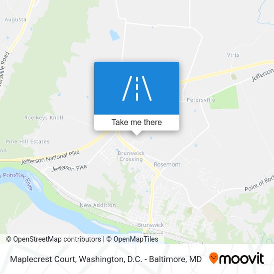Mapa de Maplecrest Court