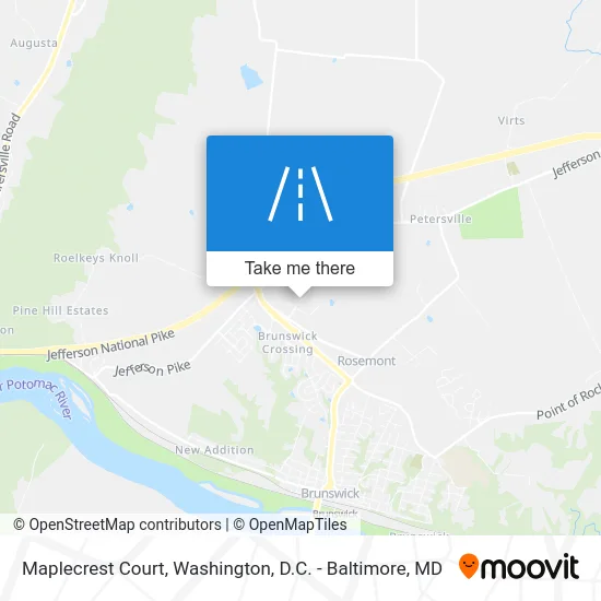 Maplecrest Court map