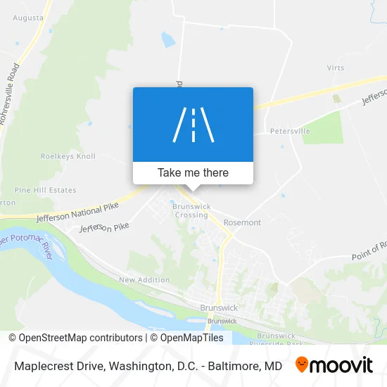 Maplecrest Drive map