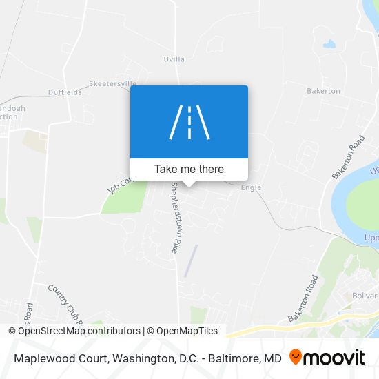 Maplewood Court map