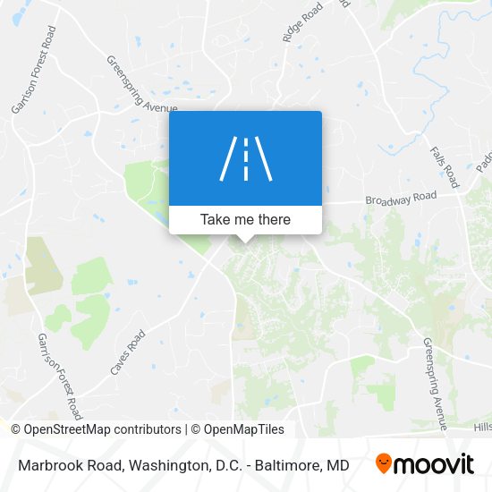 Mapa de Marbrook Road