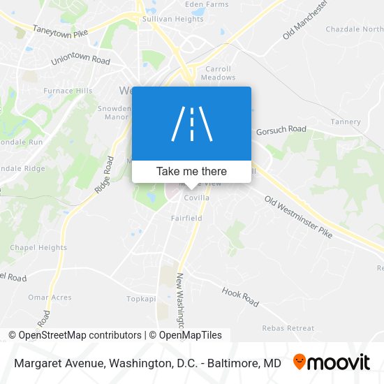 Mapa de Margaret Avenue