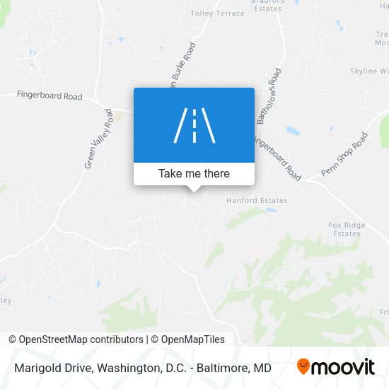 Marigold Drive map