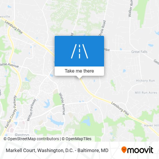 Markell Court map