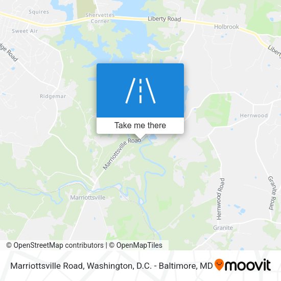Mapa de Marriottsville Road