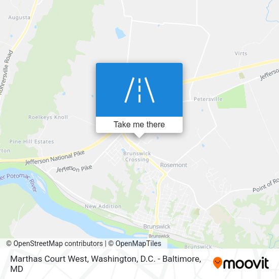 Marthas Court West map