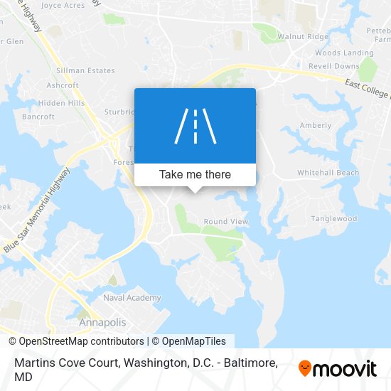 Mapa de Martins Cove Court