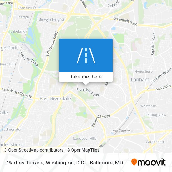 Mapa de Martins Terrace