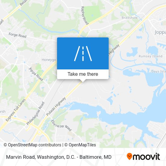 Marvin Road map