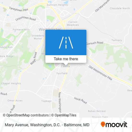 Mary Avenue map