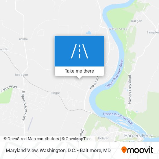 Maryland View map
