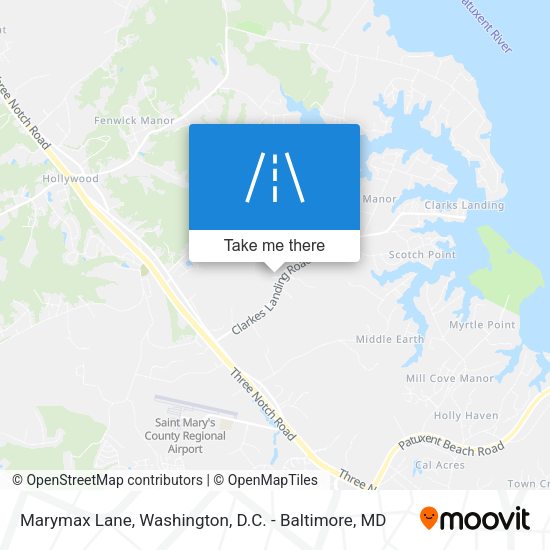 Marymax Lane map