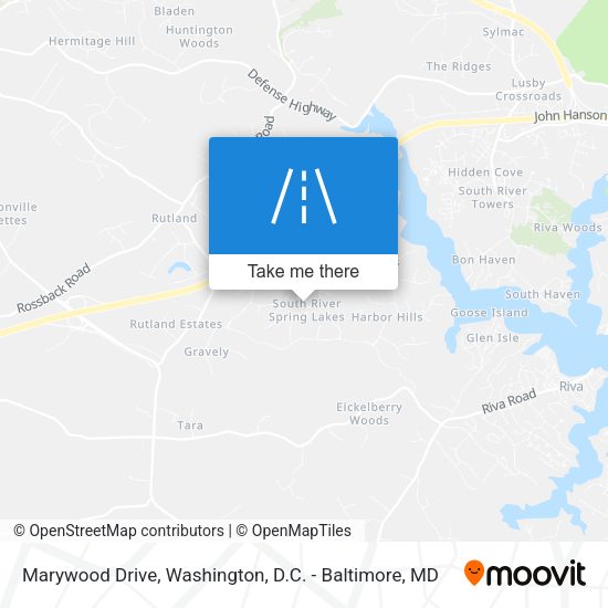 Marywood Drive map