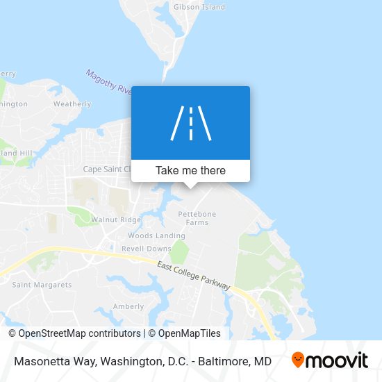 Masonetta Way map