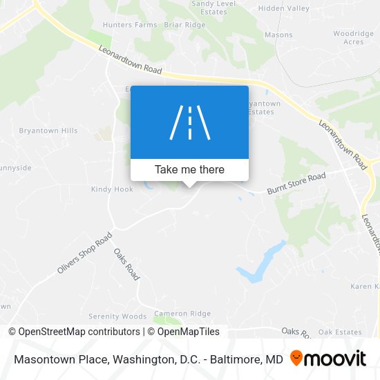 Mapa de Masontown Place