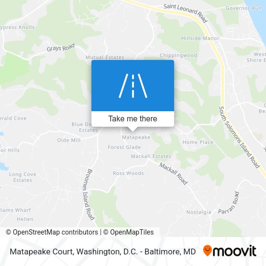 Matapeake Court map