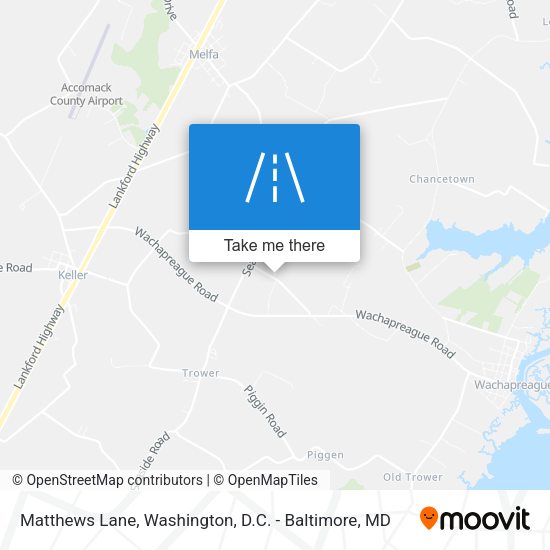 Matthews Lane map