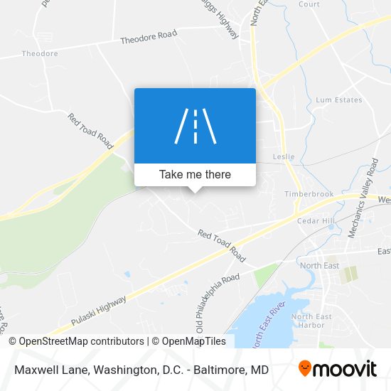 Maxwell Lane map