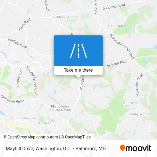 Mayhill Drive map