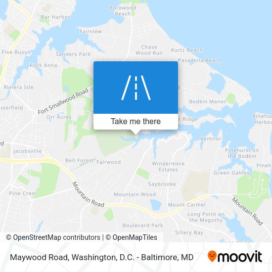 Maywood Road map
