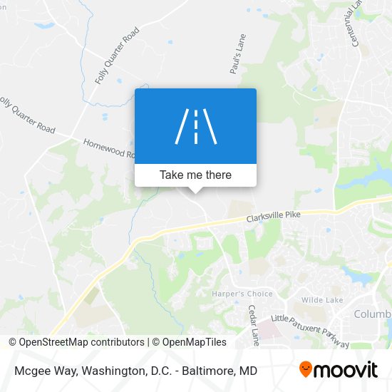 Mcgee Way map