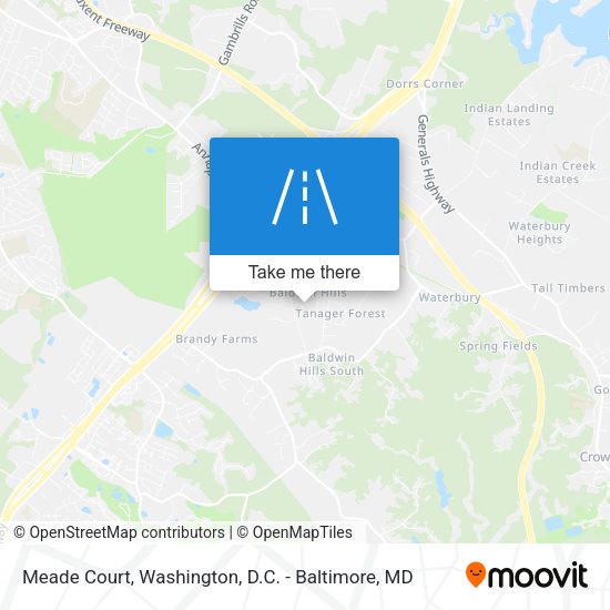 Meade Court map