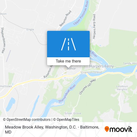 Meadow Brook Alley map