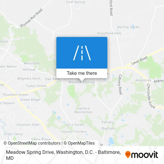 Meadow Spring Drive map