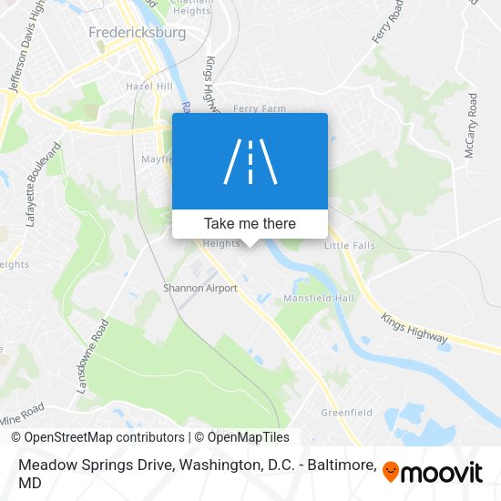 Meadow Springs Drive map