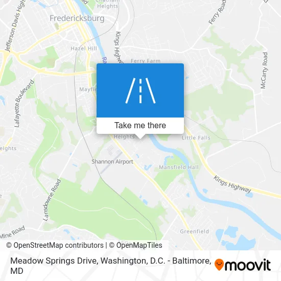 Meadow Springs Drive map