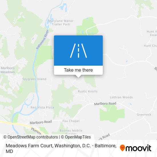 Meadows Farm Court map