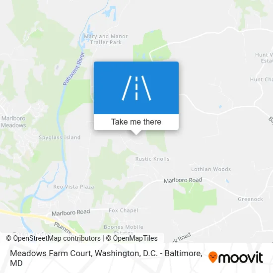 Meadows Farm Court map