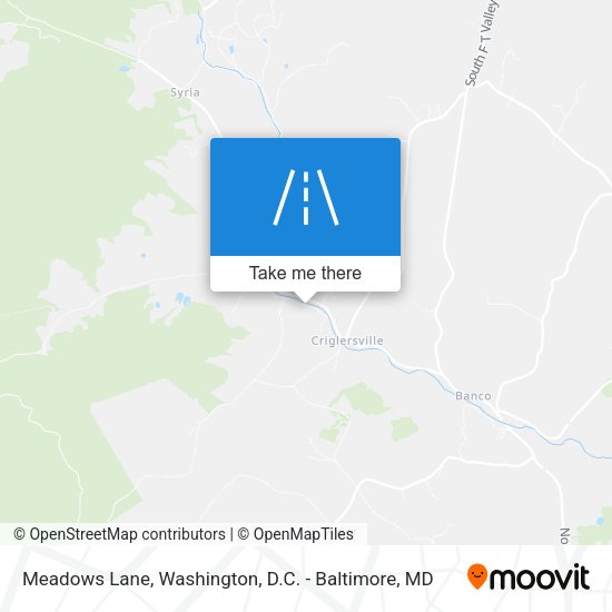 Mapa de Meadows Lane