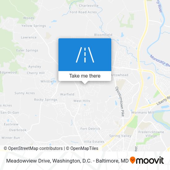 Meadowview Drive map