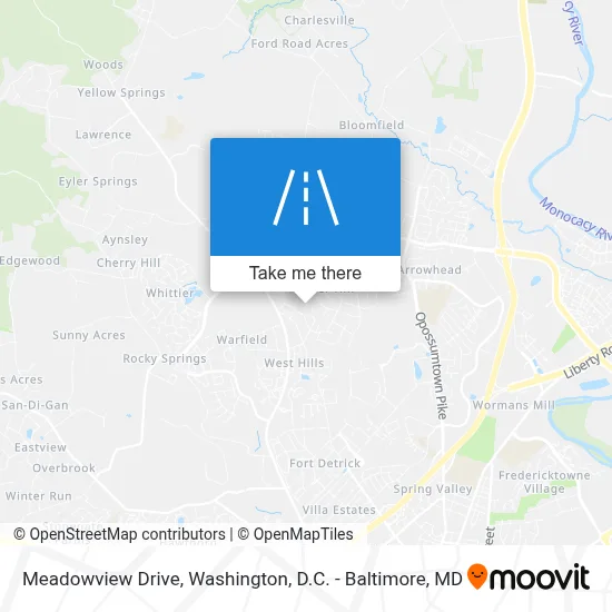 Meadowview Drive map