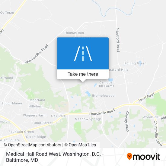 Mapa de Medical Hall Road West