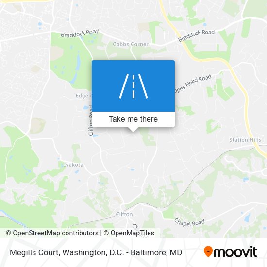 Mapa de Megills Court